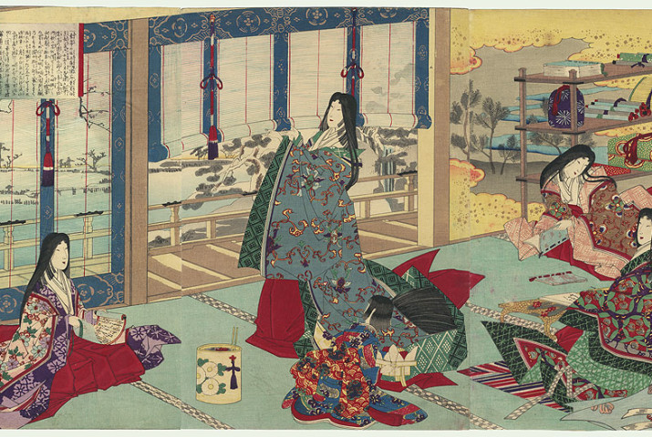 La scrittrice e dama di corte giapponese Sei Shonagon