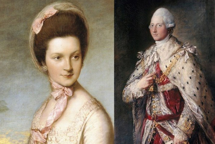 Henrietta Vernon , con ll'amante Henry,duca di Cumberland