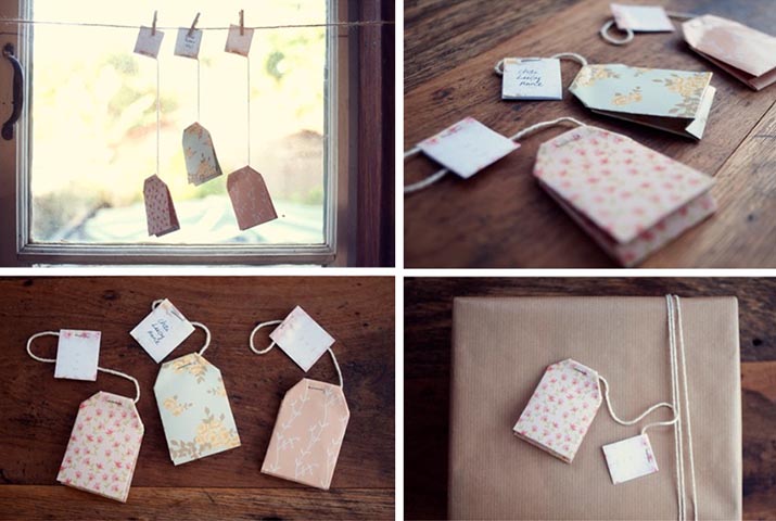 Come confezionare i regali di natale in modo originale: i tea tag