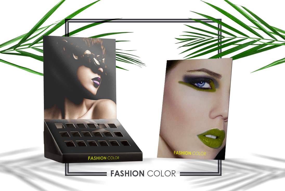 Espositori da banco personalizzati: make-up, smalti e cosmetici al posto giusto