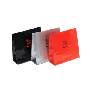 Shopper senza manici in carta.