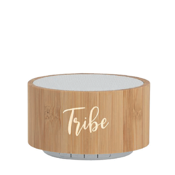 Speaker wireless in bambù personalizzabile
